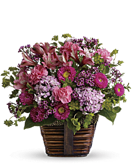 Teleflora's Secret Garden Basket #PL8TA • Canada Flowers