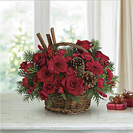 Christmas basket arrangements deals