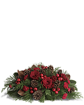 Teleflora's Bright Christmas Bouquet Corning Florist: Northside Floral