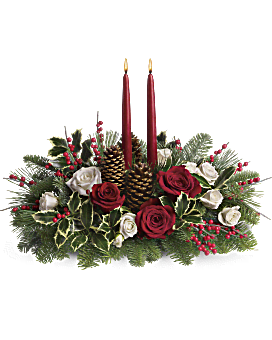 christmas floral decorations