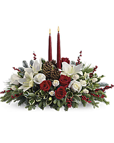 christmas arrangements centerpieces