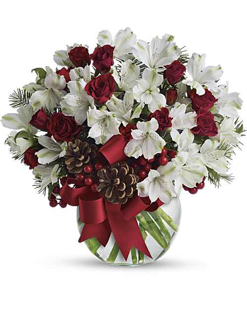 White | Alstroemeria | Let It Snow | Same Day Flower Delivery by Teleflora