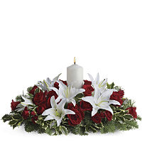 Luminous Lilies Centerpiece