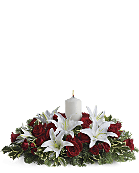 Bouquet de centre de table Lys lumineux