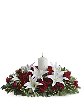 Luminous Lilies Centerpiece