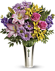 Teleflora's Silver Cross Bouquet Flowers