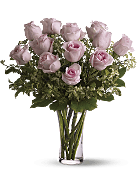 Bouquet de fleurs Une douzaine de roses roses