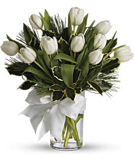 Bouquet Tulipes et pin