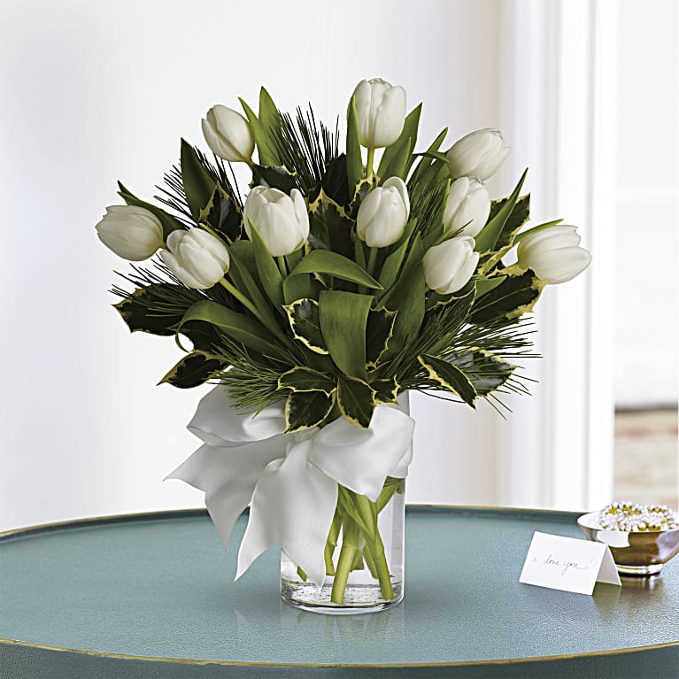 Tulips And Pine