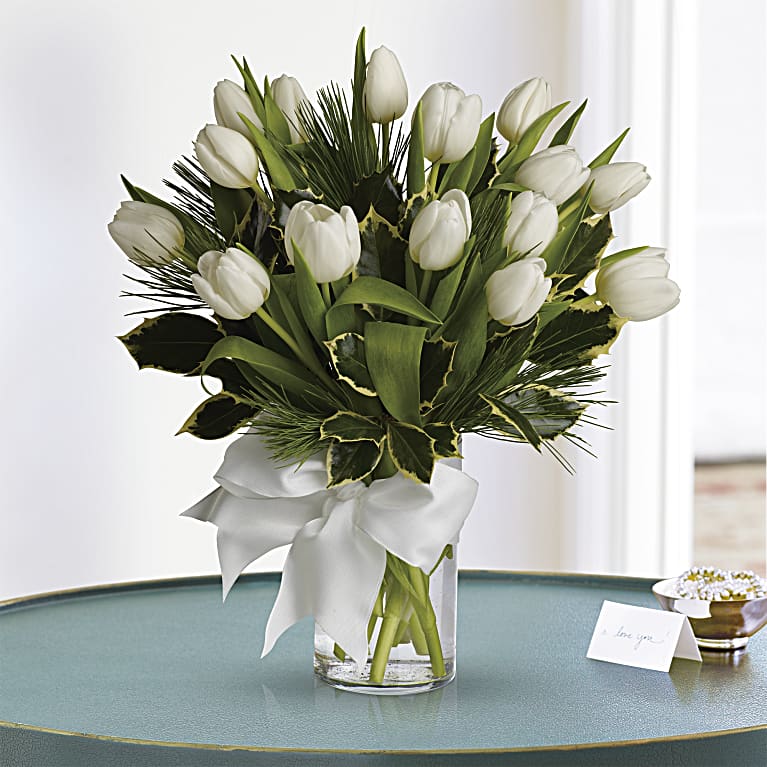 Tulips And Pine