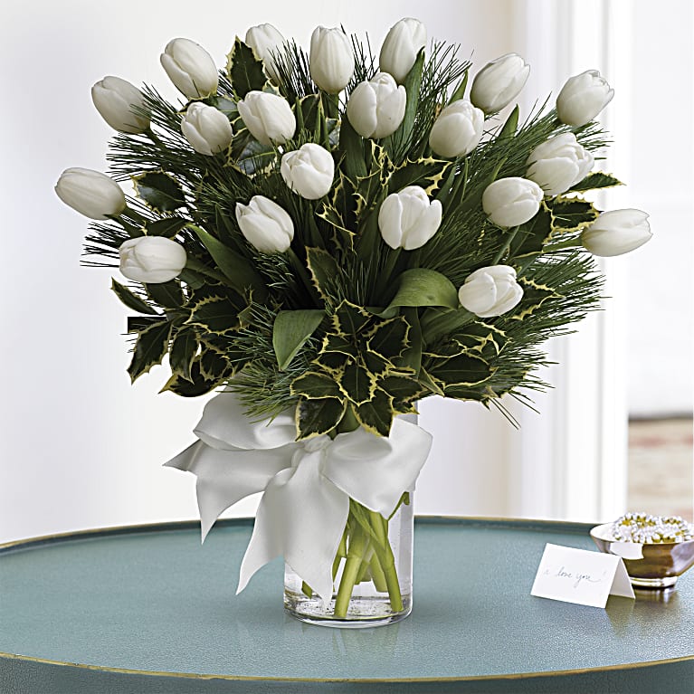 Tulips And Pine
