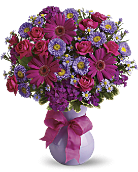 Pink , Mixed Bouquets , Joyful Jubilee , Same Day Flower Delivery By Teleflora