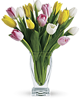 Ramo del tesoro de tulipanes de Teleflora