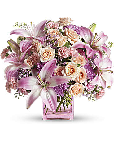 Teleflora's Possibly Pink Flower Arrangement - Teleflora