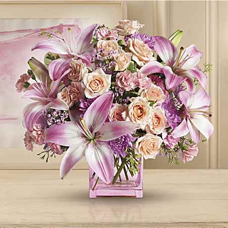 Teleflora's Possibly Pink Flower Arrangement - Teleflora