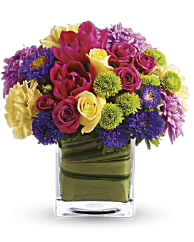 Multi-Colored, Mixed Bouquets, One Fine Day,  Flower Delivery By Teleflora
