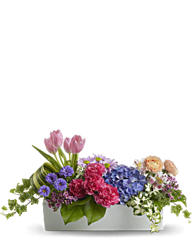 Garden Party Centerpiece Flower Arrangement