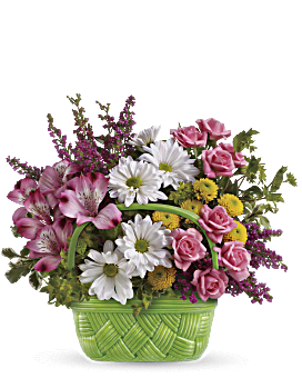 Teleflora's Basket Of Beauty Bouquet