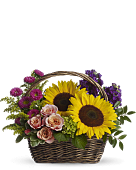 Teleflora's Secret Garden Basket #PL8TA • Canada Flowers