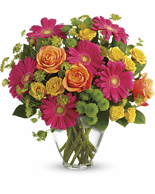 Multi-Colored | Mixed Bouquets | End Of The Rainbow Bouquet | Same Day Flower Delivery by Teleflora
