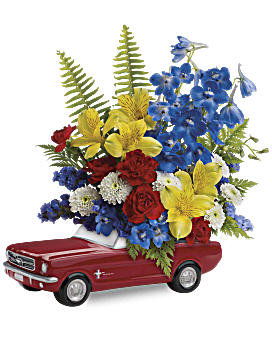 Teleflora's '65 Ford Mustang Bouquet Bouquet