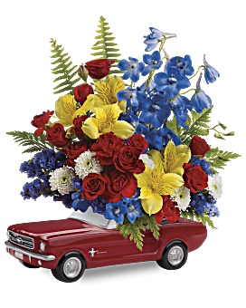65 Ford Mustang Bouquet - by Tillie's Flower Shop