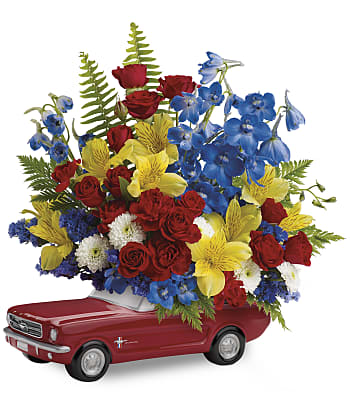 Teleflora's '65 Ford Mustang Bouquet Flowers