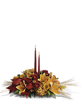 Graceful Glow Centerpiece Flower Arrangement