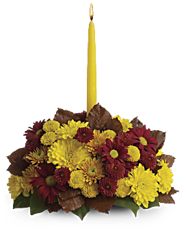 Harvest Happiness Centerpiece Flower Arrangement