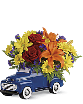 Ramo de camioneta Ford vintage de Teleflora Bouquet