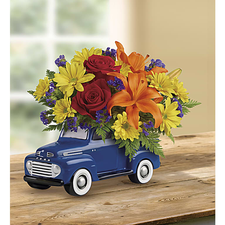 Vintage Ford Pickup Bouquet