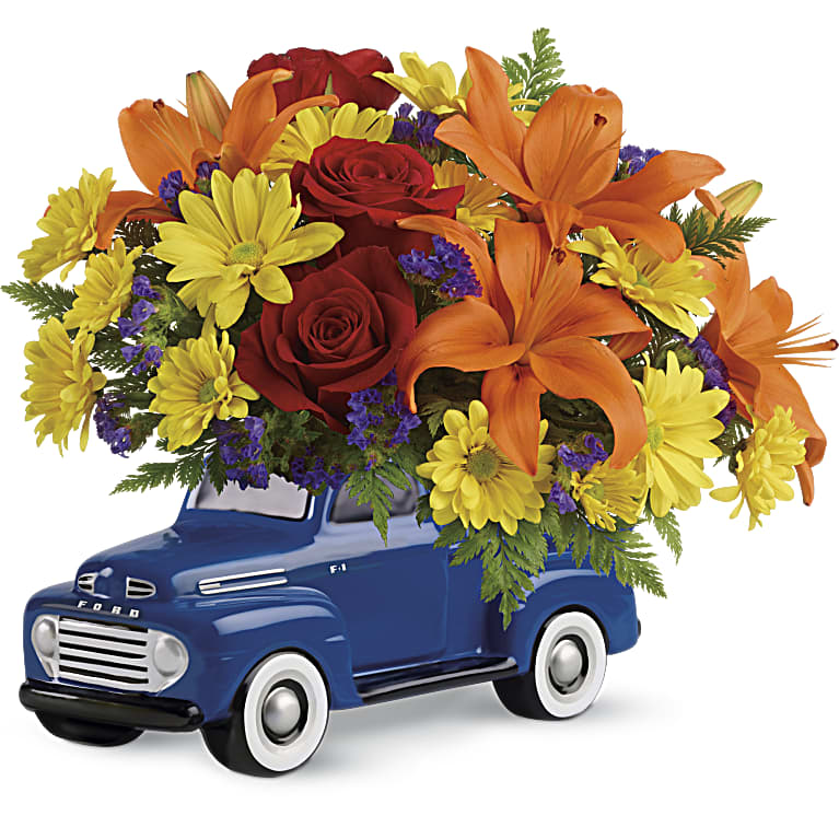 Vintage Ford Pickup Bouquet