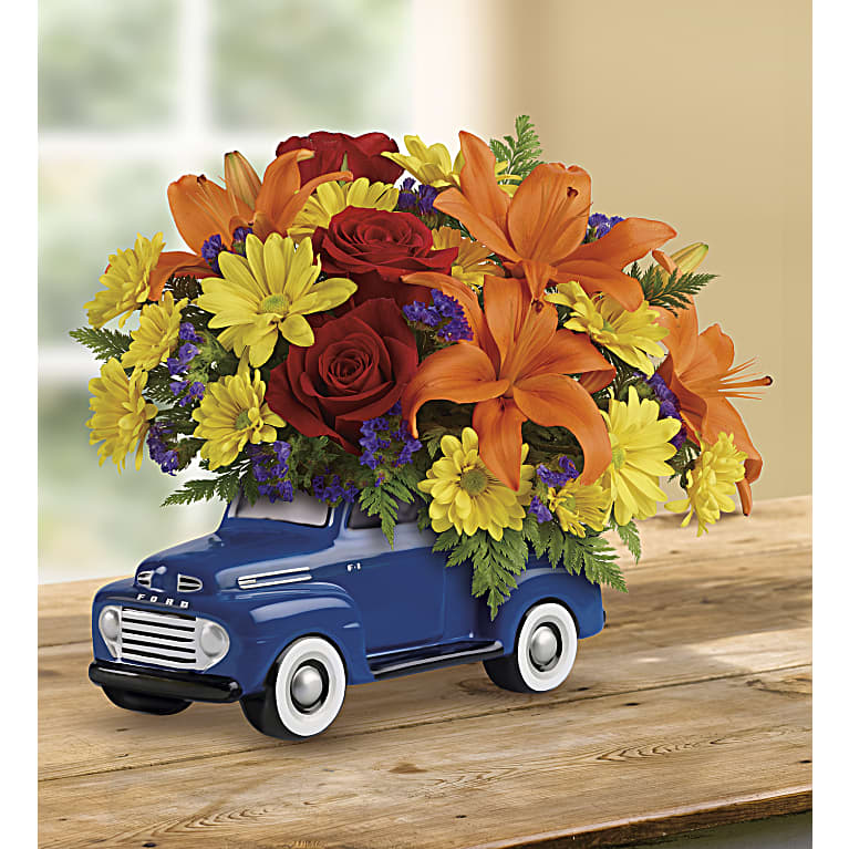 Vintage Ford Pickup Bouquet