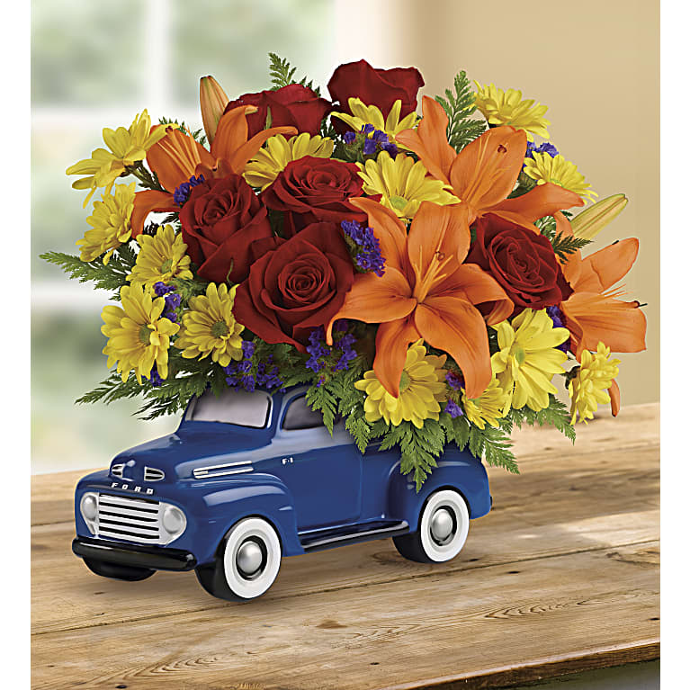 Vintage Ford Pickup Bouquet