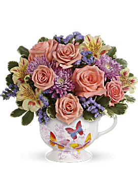 Teleflora's Butterfly Sunrise Bouquet Bouquet