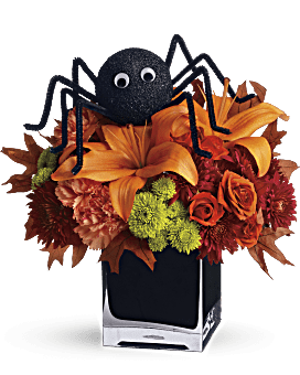 Orange , Mixed Bouquets , Spooky Sweet , Same Day Flower Delivery By Teleflora