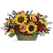 Teleflora's Sunflower Farm Centrepiece Flowers