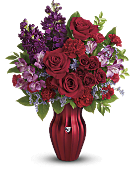 Teleflora's Shining Heart Bouquet Bouquet