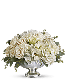 White , Mixed Bouquets , Park Avenue Centerpiece , Flower Delivery , Teleflora Flowers Near Me