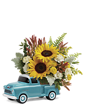 Teleflora's Chevy Pickup Bouquet Bouquet