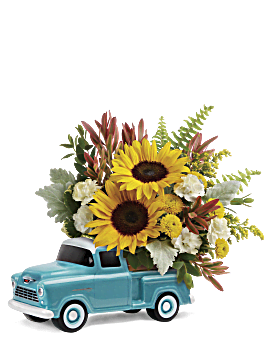 Teleflora's Chevy Pickup Bouquet