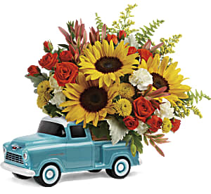 Teleflora's Chevy Pickup bouquet