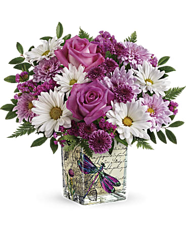 Telefloras Wildflower In Flight Bouquet Teleflora