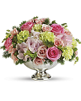 Teleflora's Garden Rhapsody Centerpiece Flower Arrangement