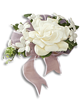 White | Corsages | Fragrant Gardenia Nosegay | Same Day Flower Delivery by Teleflora
