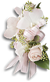 Beautiful Blush Corsage Flowers