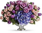 Teleflora's Purple Elegance Centrepiece Flowers