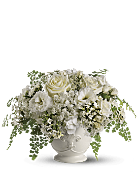White | Mixed Bouquets | Napa Valley Centerpiece | Same Day Flower Delivery by Teleflora