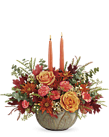 Teleflora's Artisanal Autumn Centerpiece