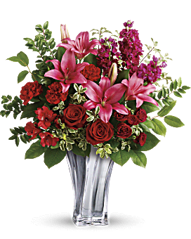 Red , Mixed Bouquets , Sterling Love Bouquet , Same Day Flower Delivery By Teleflora